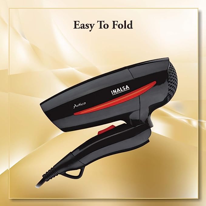 Inalsa Artico Hair Dryer With Two Speeds (Black/Red) Inalsa Artico Hair Dryer With Two Speeds (Black/Red)